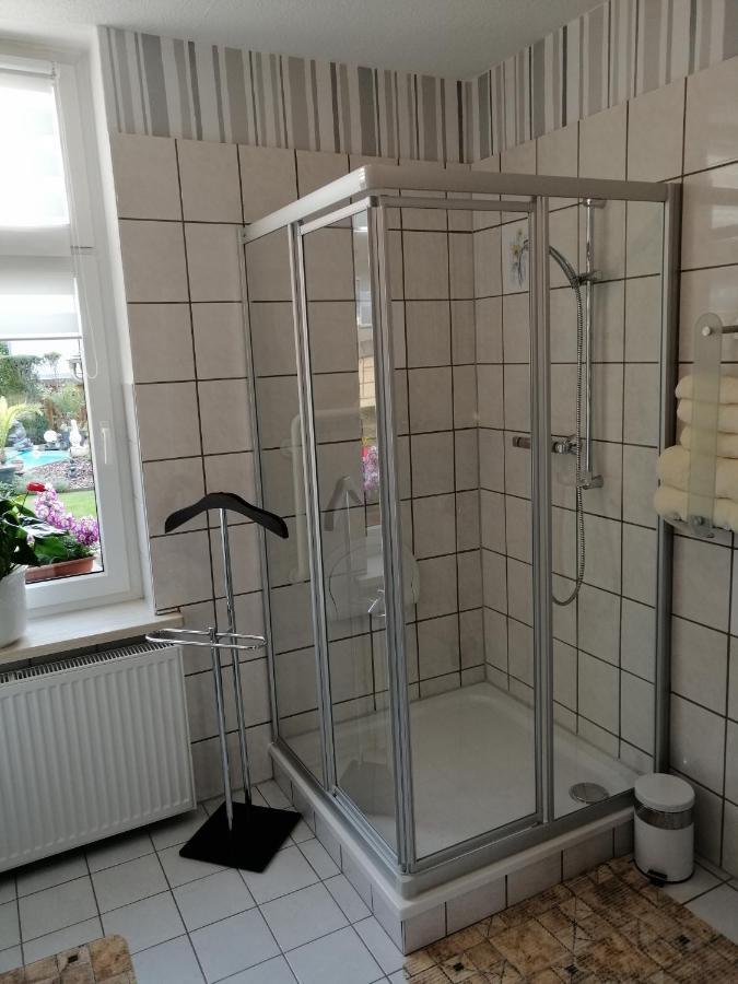 Usis_Ferienwohnung Im Harz เควดลินบวร์ก ภายนอก รูปภาพ