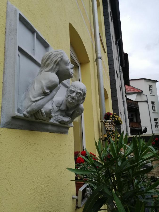 Usis_Ferienwohnung Im Harz เควดลินบวร์ก ภายนอก รูปภาพ